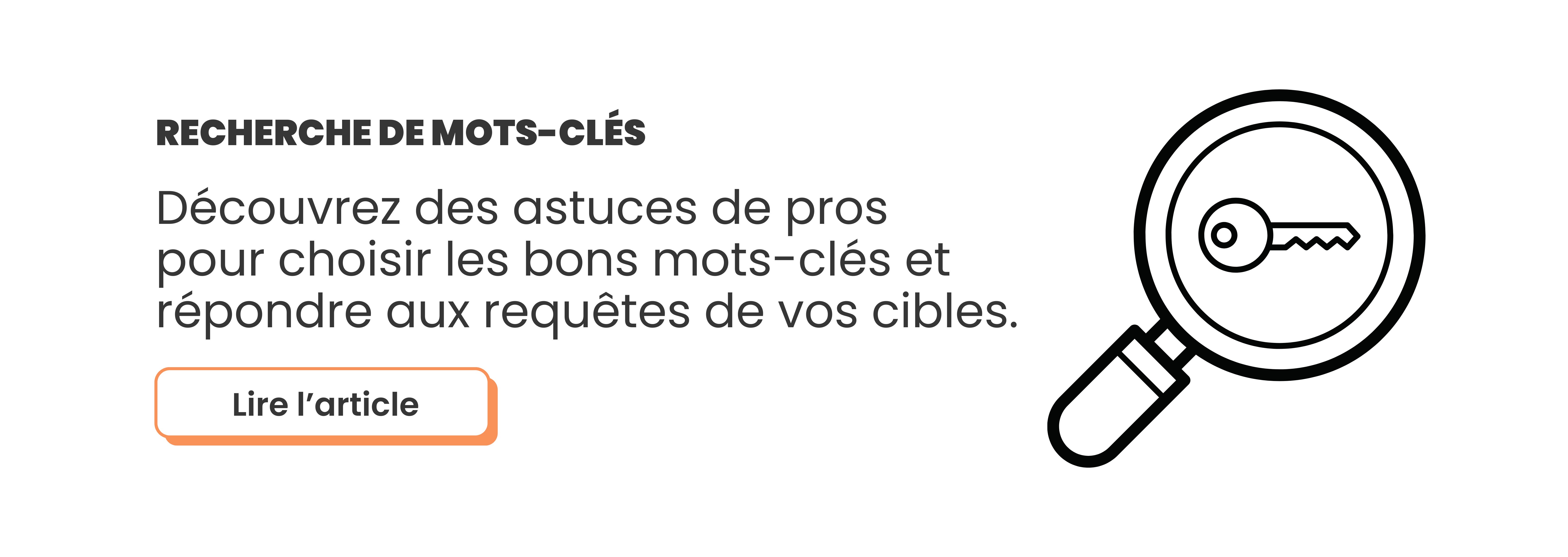 astuces pour la recherche de mots-clés pour blog entreprise - agence digitale 3SC