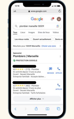 campagnes local services ads par l'agence digitale 3SC Marseille