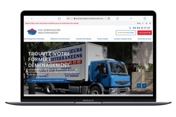 Refonte site internet par l'Agence Web 3SC dans le Var