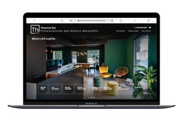 Refonte site web Therma-sol par l'agence web 3SC Gard