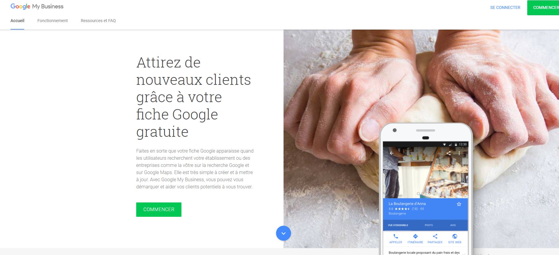 Démarrer et créer sa page entreprise Google My Business