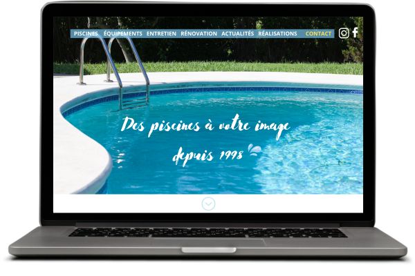 Création de site internet pour pisciniste Marseille - Agence Web 3SC