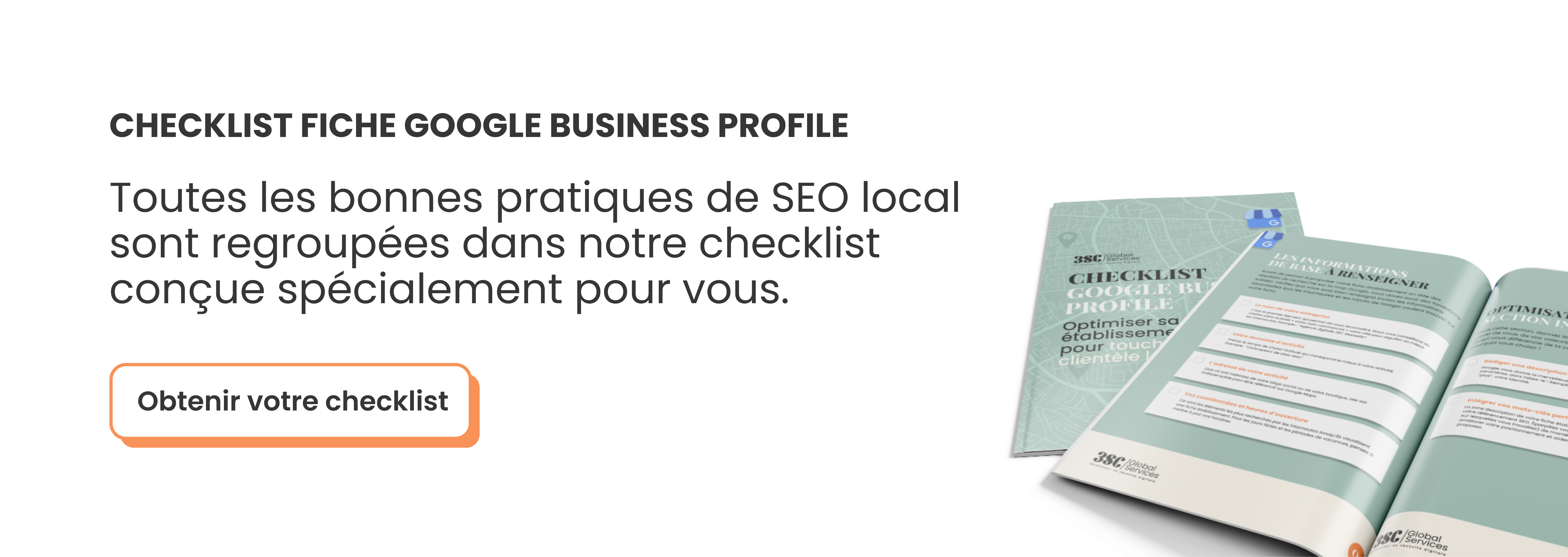 checklist stratégie seo local fiche google business profile - agence digitale locale 3SC