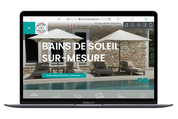 Création site internet Mousses Etoiles par l'agence web 3SC