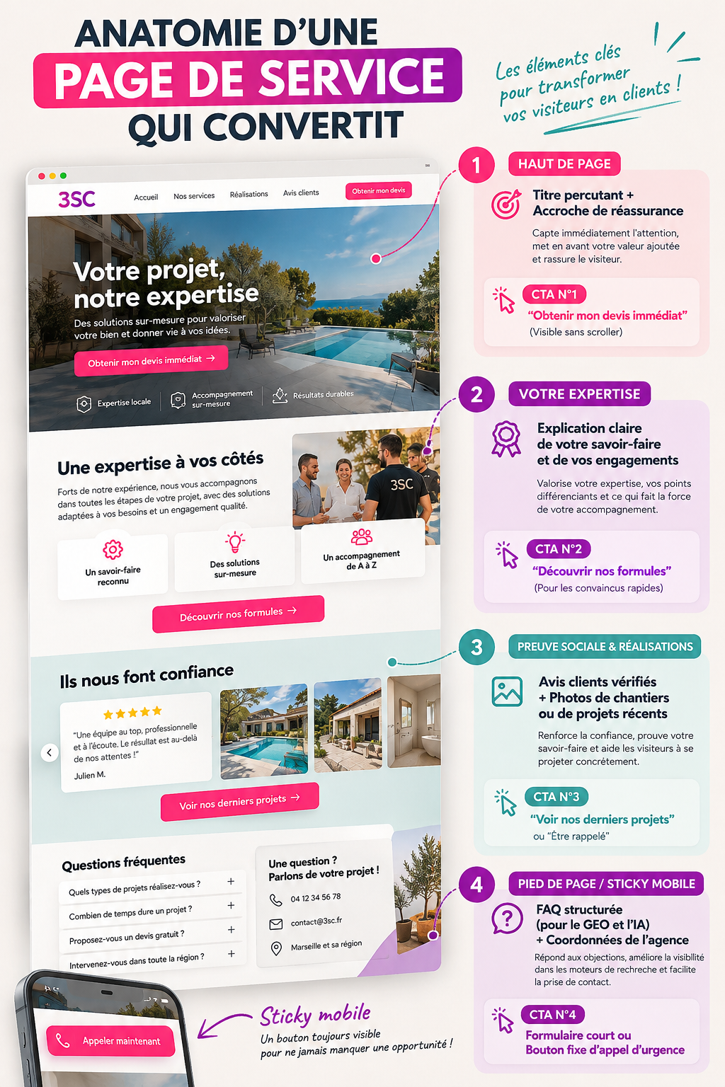 combien de cta par page pour booster ses demandes de contact - agence digitale GEO Marseille