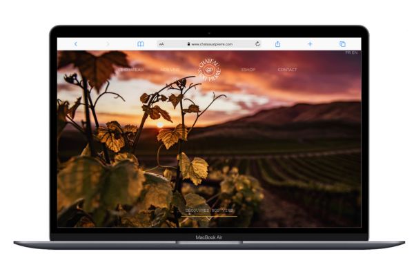 Refonte site web domaine viticole Château Saint Pierre - Agence web 3SC