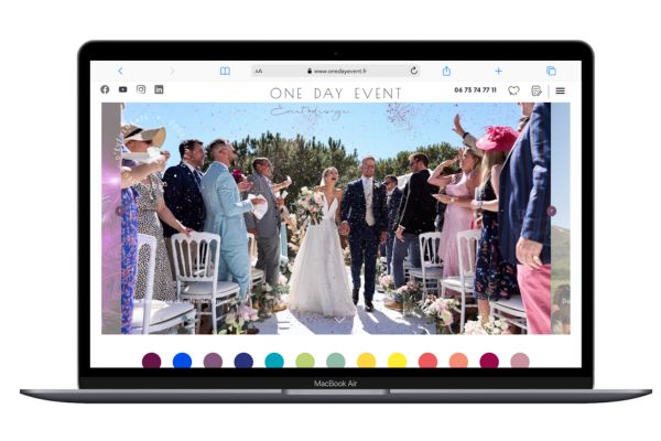 Refonte site web Marseille One Day Event Wedding Planner