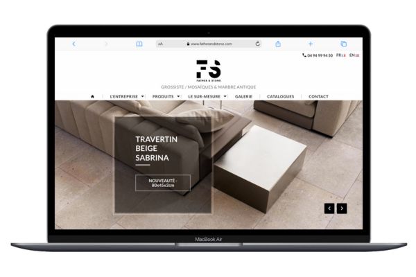 Refonte site web Father & Stone - Agence Web 3SC dans le Var 
