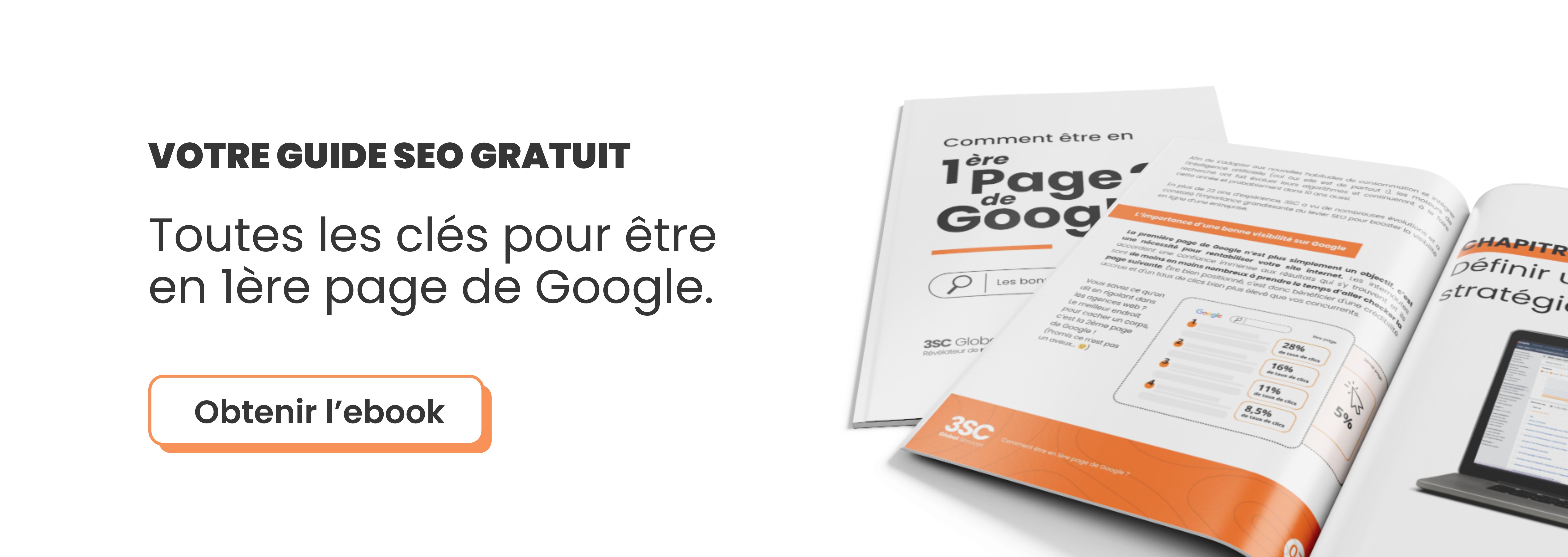 comment être en 1ère page de google - agence web 3SC